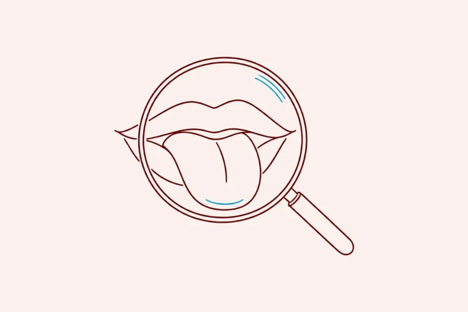 Ilustração de estomatologia