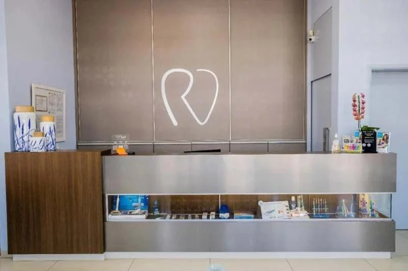 Recepção da Rahal Odontologia em Birigui